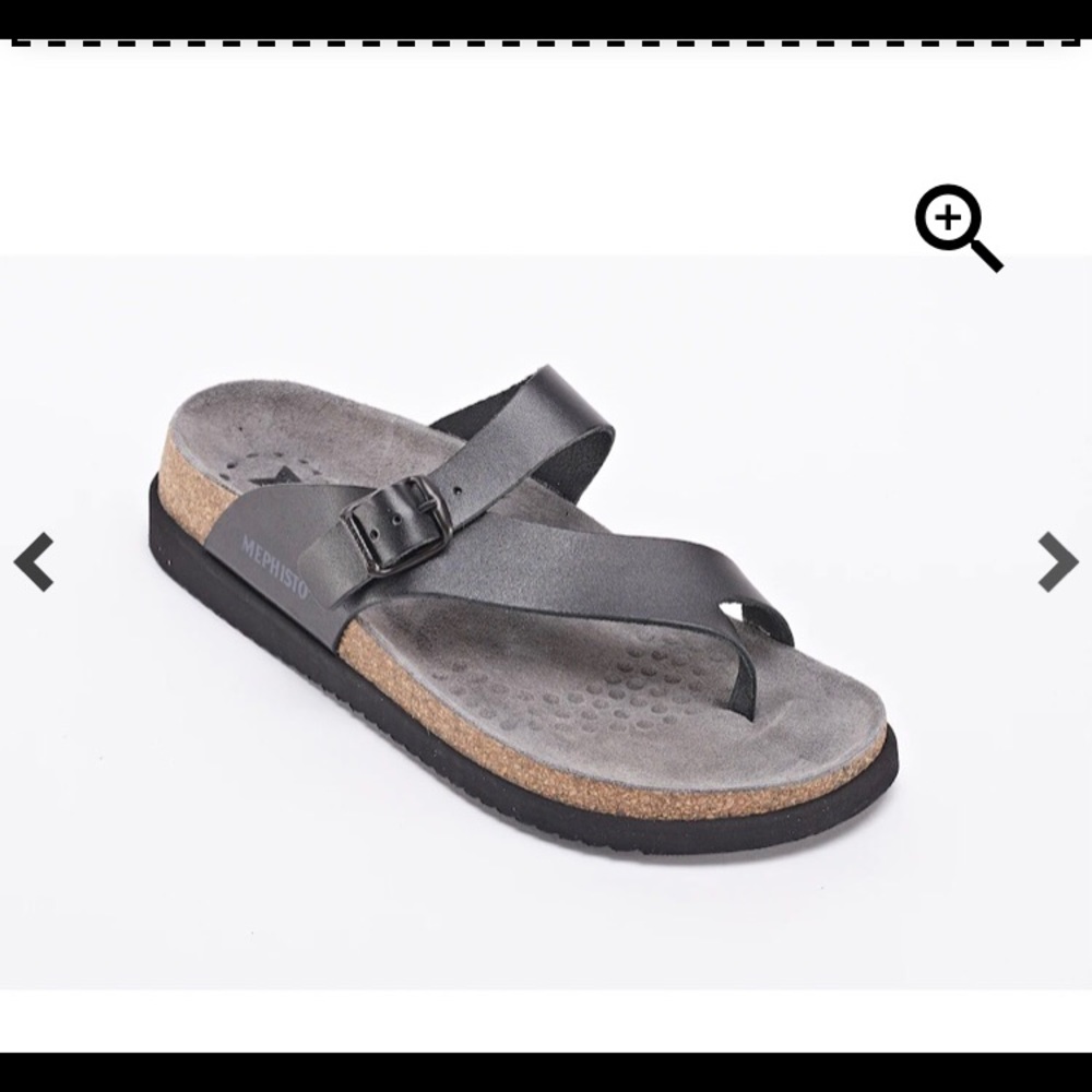 Mephisto navy sandals